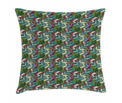 Exotic Feather Pattern Pillow Cover