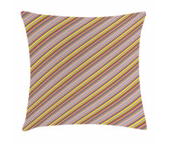 Flower of Life Stripes Pillow Cover