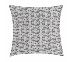 Stone Wall Pattern Pillow Cover