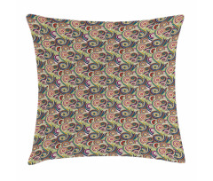 Eastern Doodle Paisley Pillow Cover