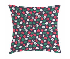 Brushed Floral Design Pillow Cover