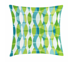 Geometric Oval Shapes Pillow Cover