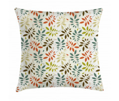 Vintage Falling Leaves Pillow Cover
