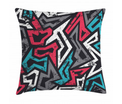 Hip Hop Culture Graffiti Pillow Cover