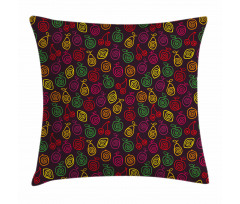 Apples Cherries Pears Pillow Cover