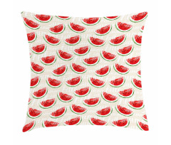 Watercolor Watermelons Pillow Cover
