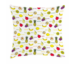 Summer Fresh Eating Pillow Cover