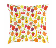 Banana Smile Kids Theme Pillow Cover