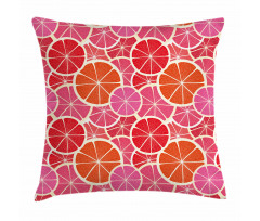 Funky Grapefruit Citrus Pillow Cover