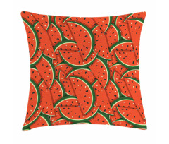 Yummy Watermelon Slices Pillow Cover