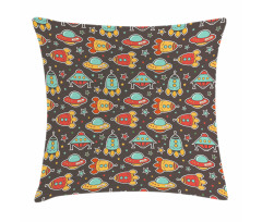Outer Space Elements Pillow Cover