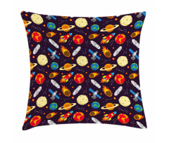 Universe Theme Earth Pillow Cover