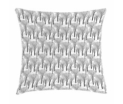 Abstract Forest Birds Pillow Cover