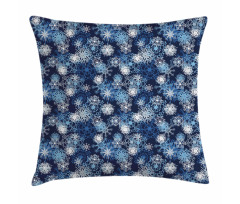 Ornate Snowflakes Xmas Pillow Cover