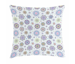 Pastel Floral Blizzard Pillow Cover