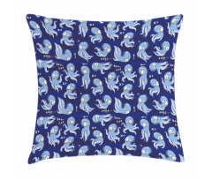 Cartoon Style Wildlife Pillow Cover