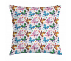 Floral Vibrant Ethnic Pillow Cover