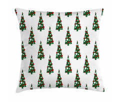 Xmas Tree Pattern Pillow Cover