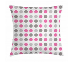 Polka Dots Motifs Pillow Cover