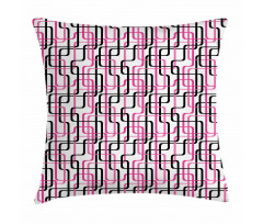 Wavy Lines Funky Pillow Cover