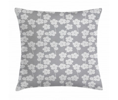 Flower Buds Vintage Pillow Cover