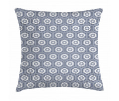 Hexagonal Pattern Pillow Cover