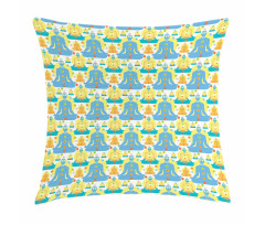 Man Meditating Pillow Cover