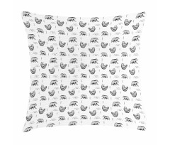 Bears Meditating Posture Pillow Cover