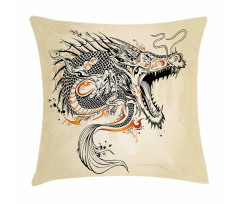 Doodle Creature Pillow Cover