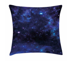 Abstract Stars and Nebula Pillow Cover