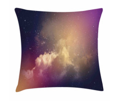 Night Clouds Stars Image Pillow Cover