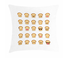 Different Emotions Bread Pillow Cover