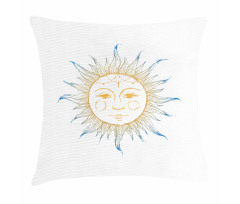 Ornate Aztec Star Motif Pillow Cover