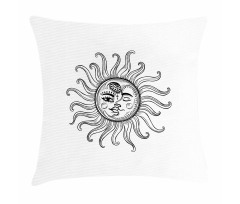 Tribal Star Moons Pillow Cover