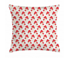 Cartoon Style Amanita Pillow Cover