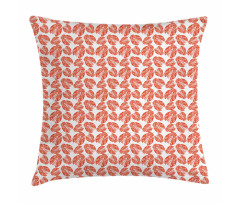 Flower Patterned Wings Pillow Cover