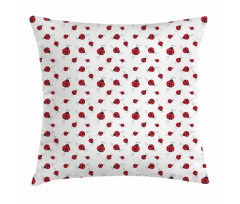 Dotted Winged Animals Pillow Cover