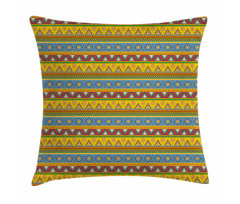 Native Aztec Borders Pillow Cover