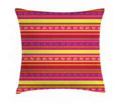 Vibrant Lizard Folklore Pillow Cover