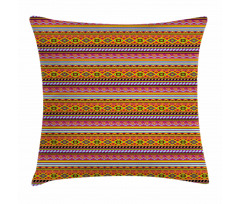 Folk Vintage Geometric Pillow Cover