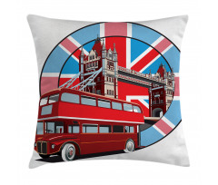 British Metropol City Pillow Cover