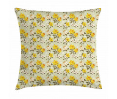 Narcissus Wildflowers Pillow Cover