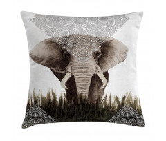 Elephant Animal Pillow Cover