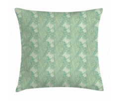 Lace Style Butterflies Pillow Cover