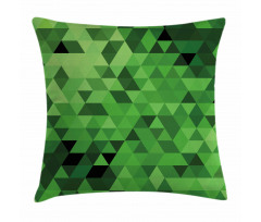 Triangles Abstract Mosaic Pillow Cover