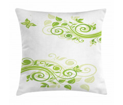 Floral Design Pillow Cover