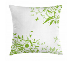 Spring Time Butterfly Pillow Cover