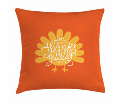 Poultry Silhouette Fall Pillow Cover