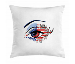 USA Flag Female Eye Pillow Cover