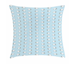 Counting Sheep Pattern Pillow Cover